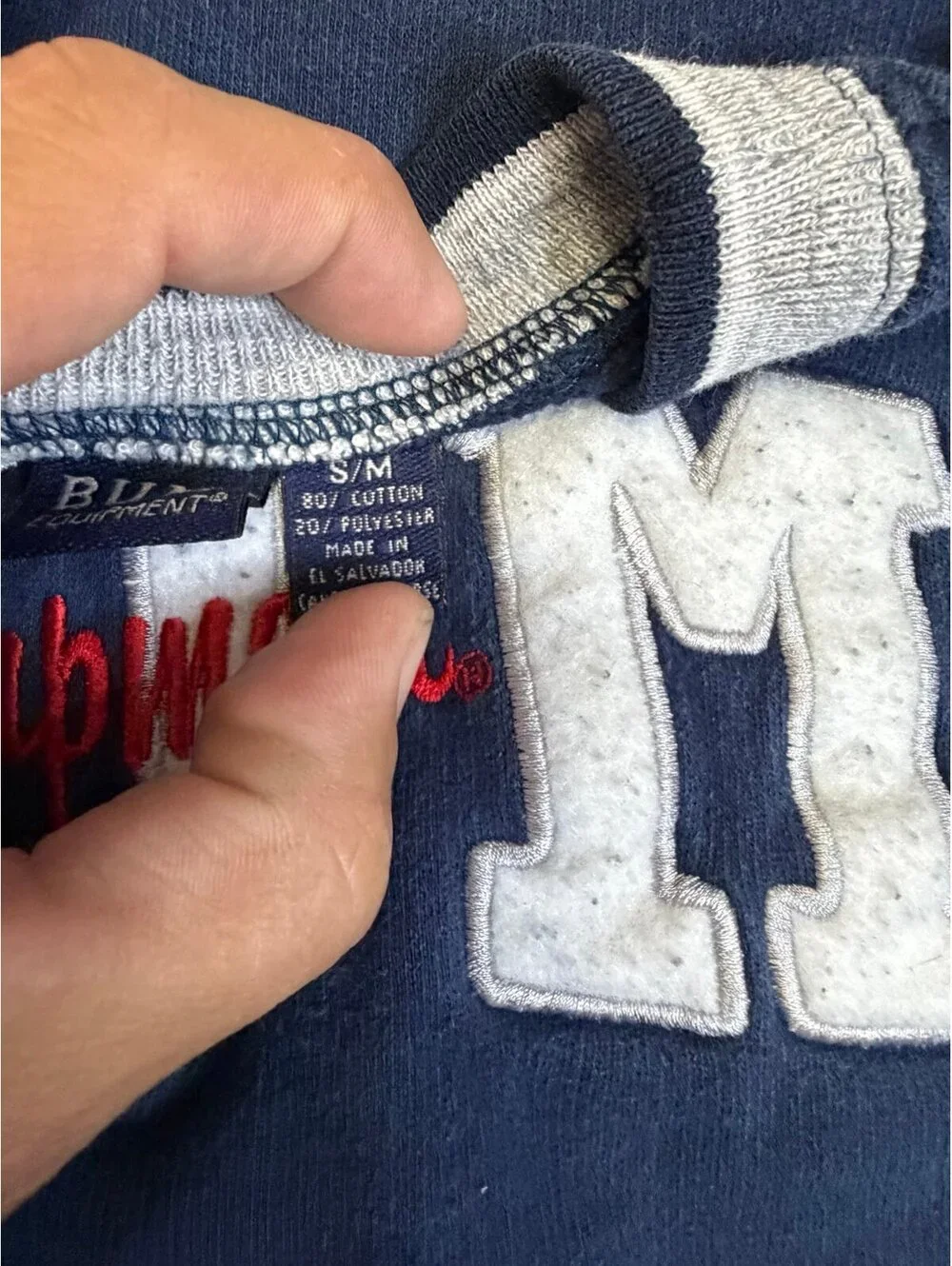 90s BUM Equipment Embroidered Crewneck S/M [COPY]